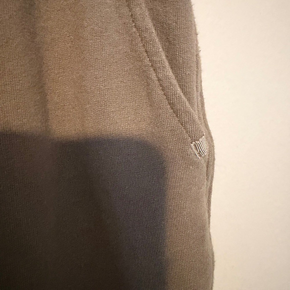 Brochu Walker Scottie Terry Pull On pants taupe M classic minimalist casual - Picture 3 of 6